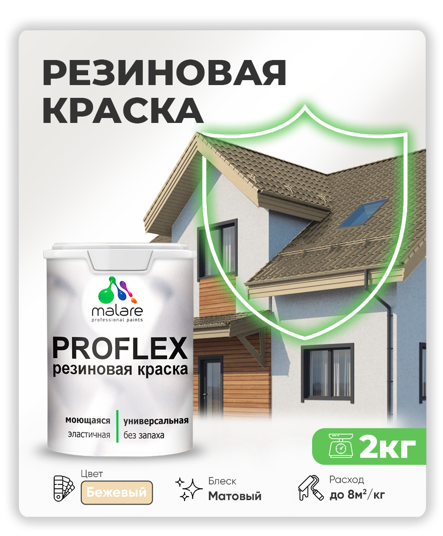 Акриловая универсальная краска Malare PROFLEX