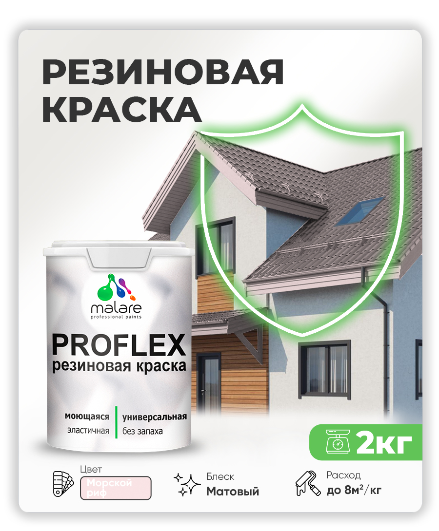 Акриловая универсальная краска Malare PROFLEX