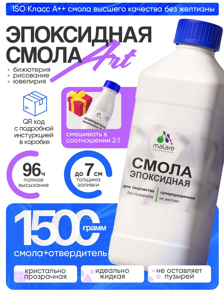 Эпоксидная смола для творчества Malare