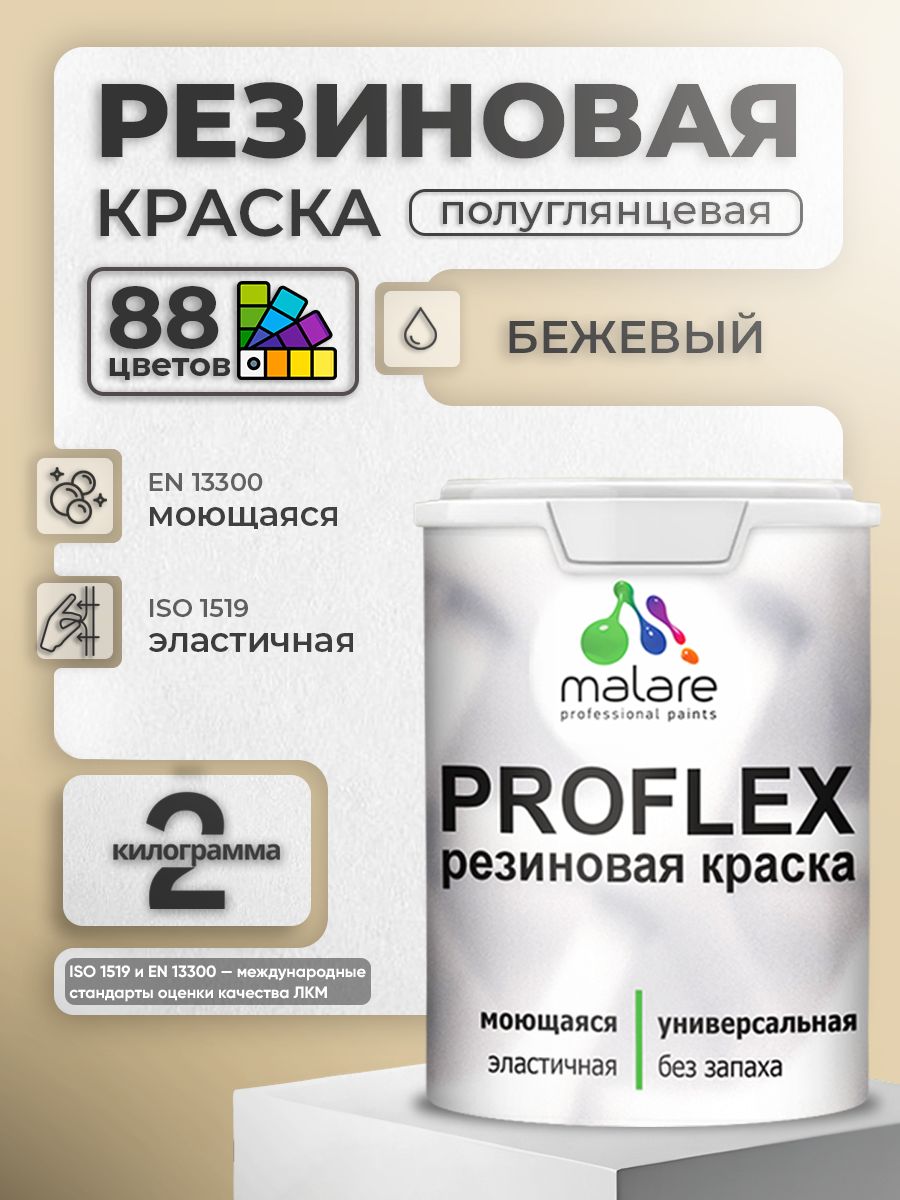Латексная универсальная краска Malare PROFLEX