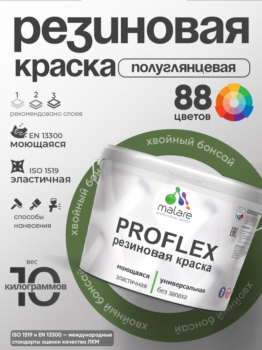 Латексная универсальная краска Malare PROFLEX