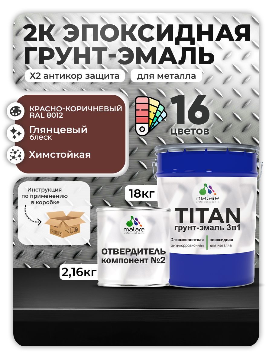 Эпоксидная грунт-эмаль для металлических поверхностей Malare TITAN