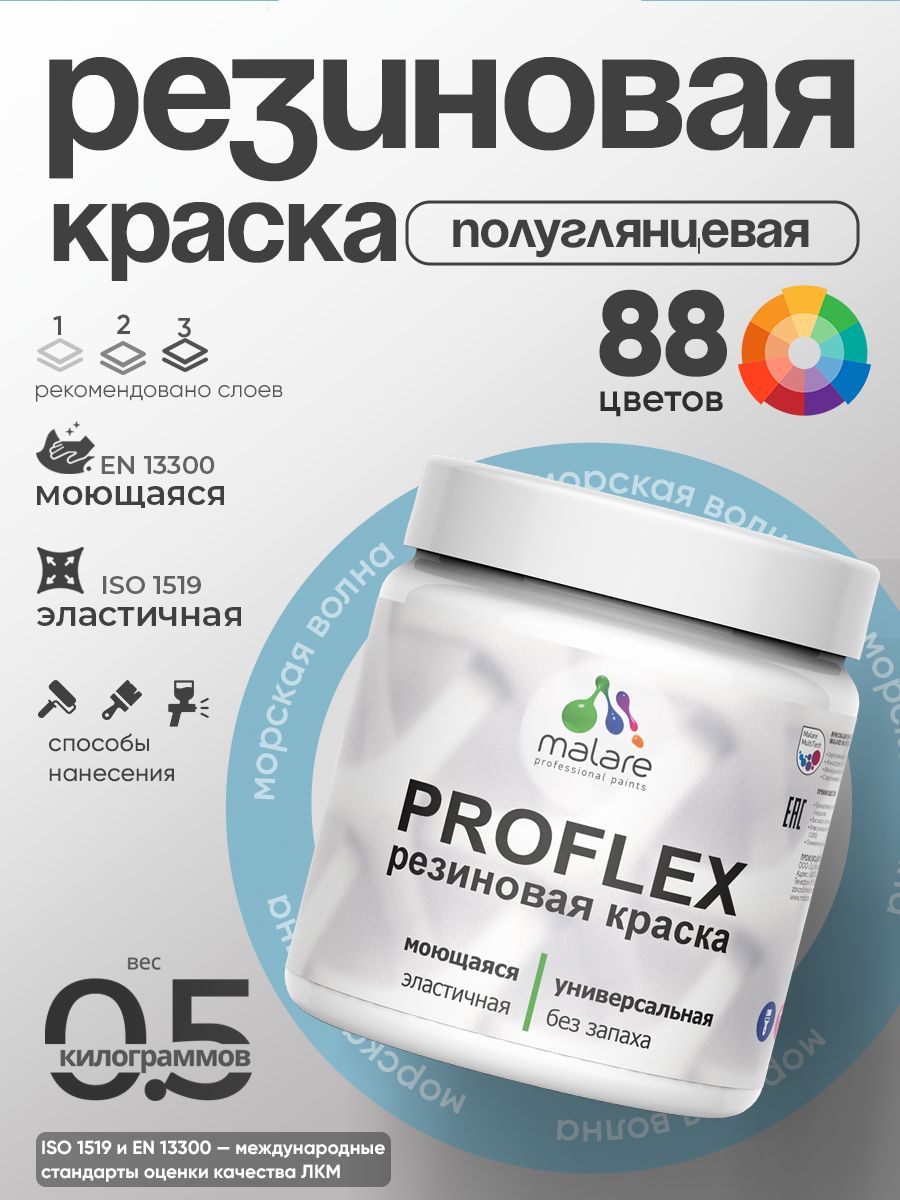 Латексная универсальная краска Malare PROFLEX
