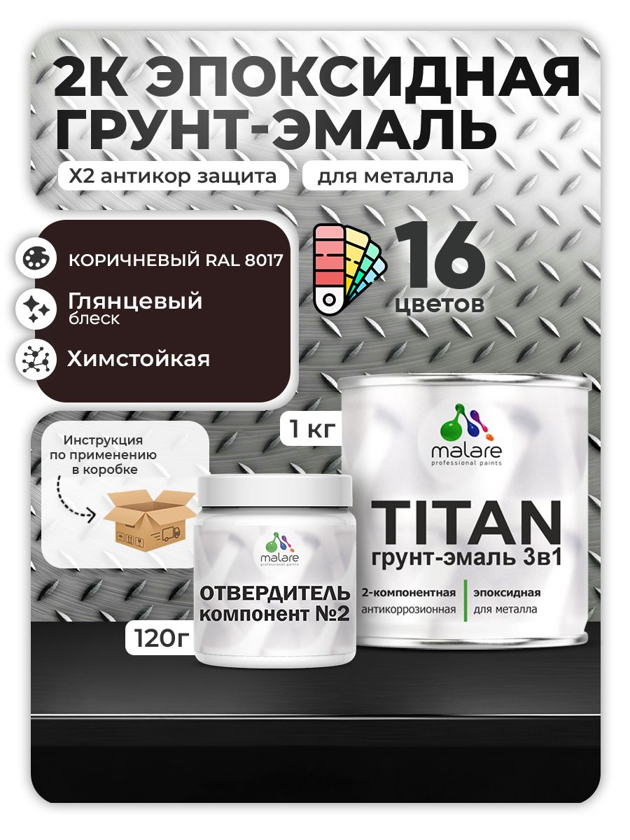 Эпоксидная грунт-эмаль для металлических поверхностей Malare TITAN