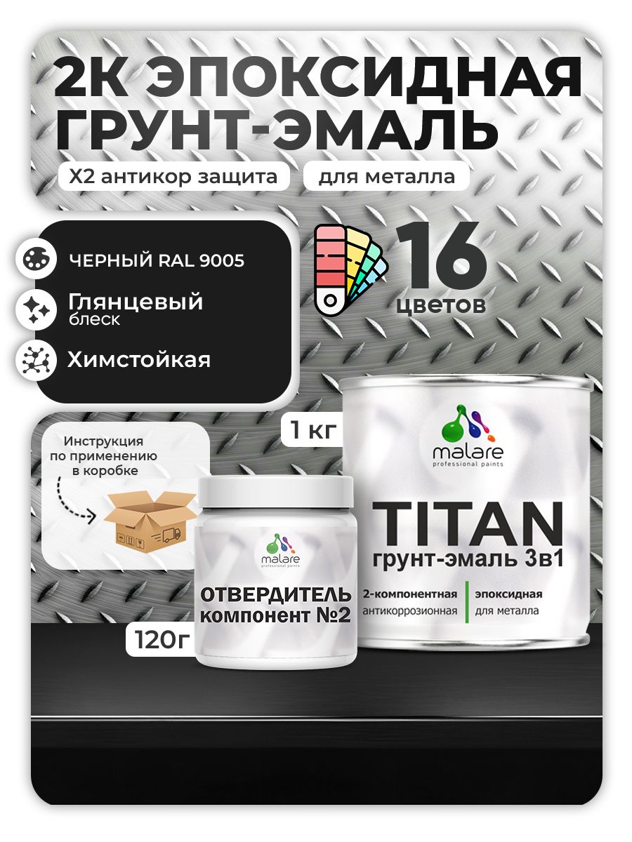 Эпоксидная грунт-эмаль для металлических поверхностей Malare TITAN