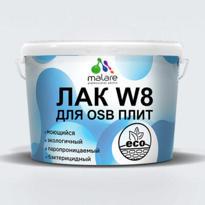 Акриловый водный лак для ОСБ плит Malare