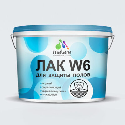 Акриловый водный лак для пола Malare