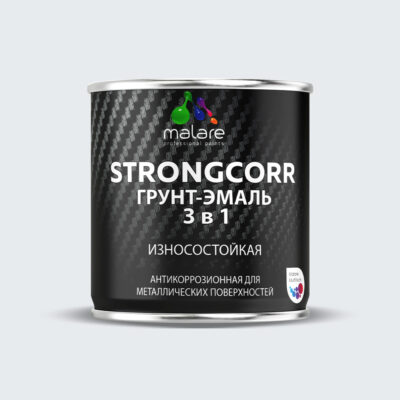Акрил-уретановая грунт-эмаль 3 в 1 для металлических поверхностей Malare STRONGCORR
