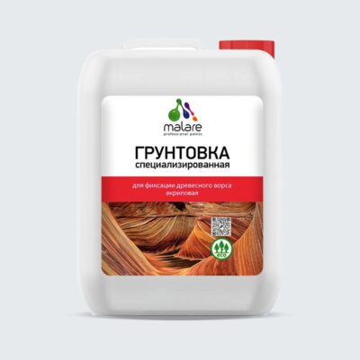 Акриловая грунтовка для фиксации древесного ворса Malare