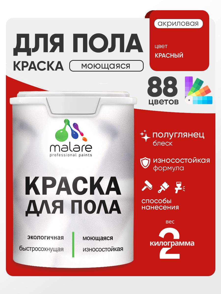 Акриловая краска для пола Malare