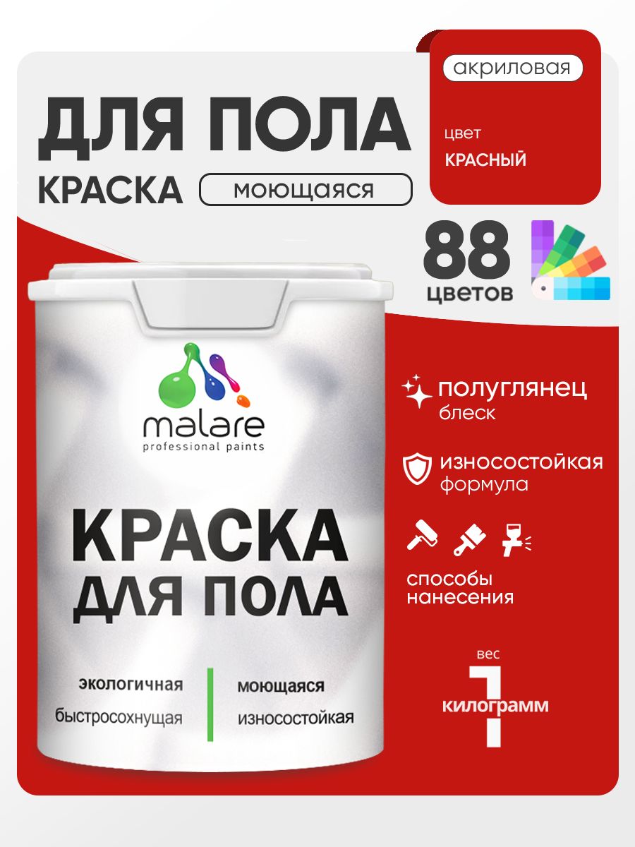 Акриловая краска для пола Malare