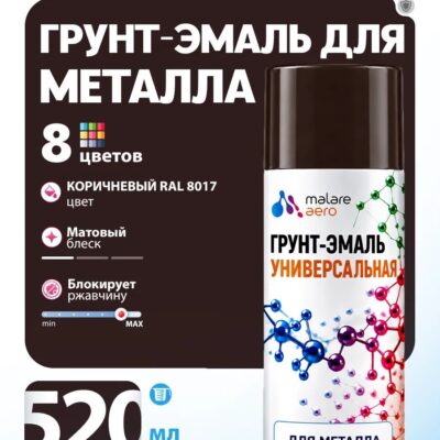 Грунт-эмаль по ржавчине Malare краска по металлу